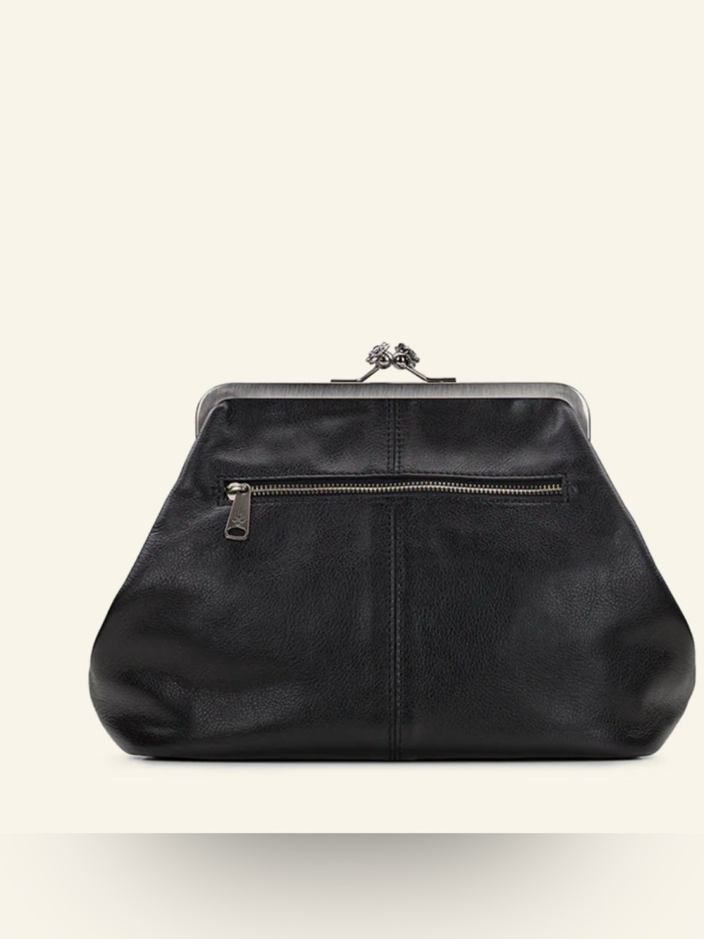 Patricia Nash Sofia Frame Crossbody Rugged Natural Grain Leather - Picture 3 of 12
